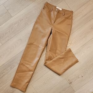 Aritzia‎ Wilfred Melina Pleather Pants Size 0